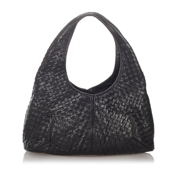 Bottega Veneta Intrecciato Leather Hobo Bag (MLB-27029)