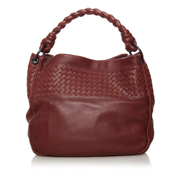Bottega Veneta Intrecciato Leather Hobo Bag (MLB-31732)