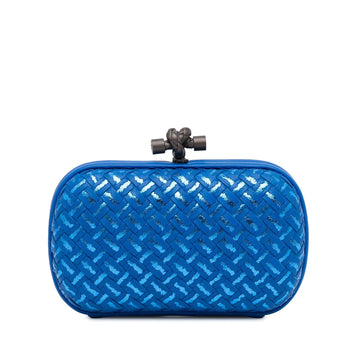 Bottega Veneta Intrecciato Leather Knot Clutch (MLB-EMGJnc)