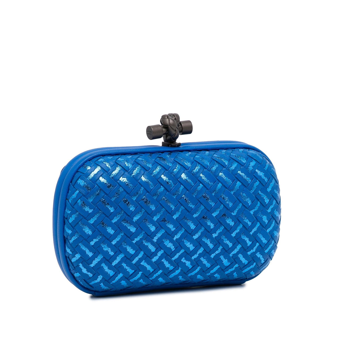 Bottega Veneta Intrecciato Leather Knot Clutch (MLB-EMGJnc)