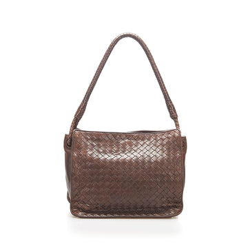 Bottega Veneta Intrecciato Leather Shoulder Bag (MLB-16999)