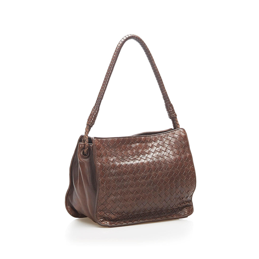 Bottega Veneta Intrecciato Leather Shoulder Bag (MLB-16999)
