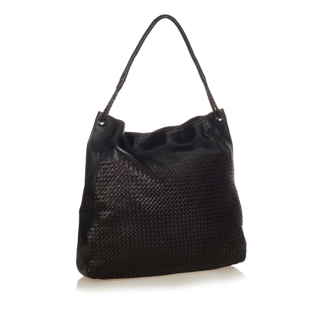 Bottega Veneta Intrecciato Leather Shoulder Bag (MLB-24740)