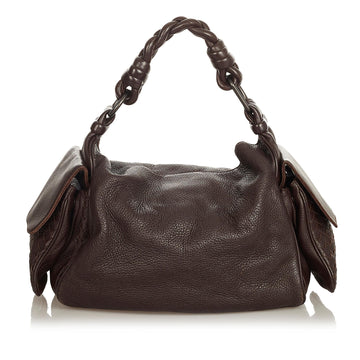 Bottega Veneta Intrecciato Leather Shoulder Bag (MLB-25775)