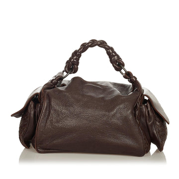 Bottega Veneta Intrecciato Leather Shoulder Bag (MLB-26581)