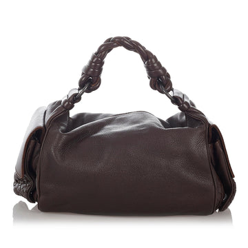 Bottega Veneta Intrecciato Leather Shoulder Bag (MLB-26813)