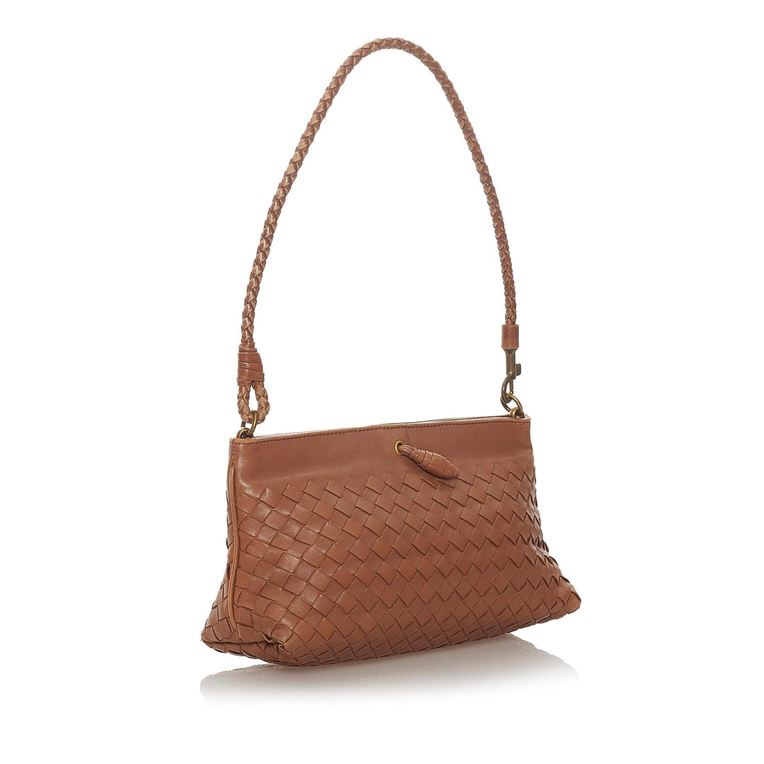 Bottega Veneta Intrecciato Leather Shoulder Bag (MLB-27384)