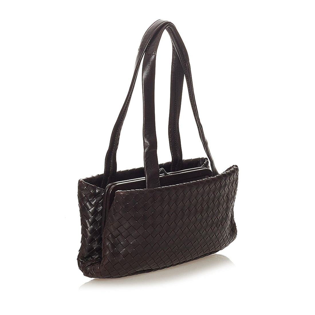 Bottega Veneta Intrecciato Leather Shoulder Bag (MLB-27523)