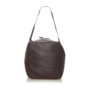 Bottega Veneta Intrecciato Leather Shoulder Bag (MLB-27651)
