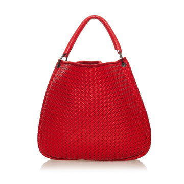 Bottega Veneta Intrecciato Leather Shoulder Bag (MLB-27783)