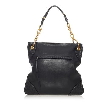 Bottega Veneta Intrecciato Leather Shoulder Bag (MLB-28132)