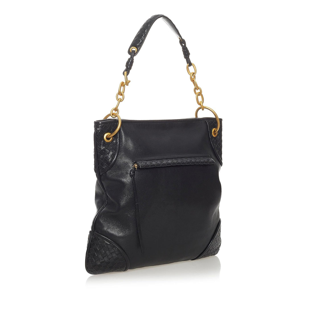 Bottega Veneta Intrecciato Leather Shoulder Bag (MLB-28132)