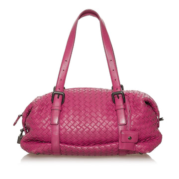 Bottega Veneta Intrecciato Leather Shoulder Bag (MLB-28389)