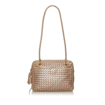 Bottega Veneta Intrecciato Leather Shoulder Bag (MLB-28747)