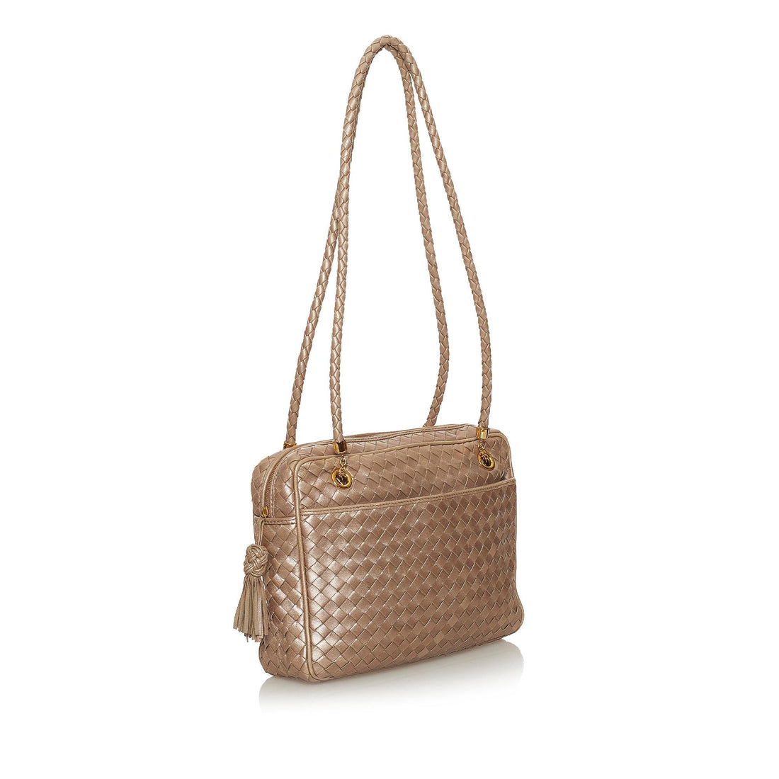 Bottega Veneta Intrecciato Leather Shoulder Bag (MLB-28747)
