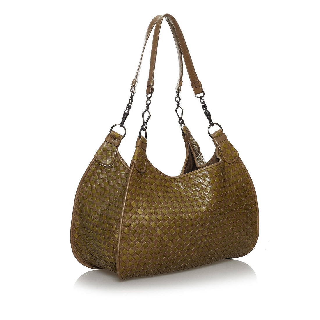 Bottega Veneta Intrecciato Leather Shoulder Bag (MLB-29926)