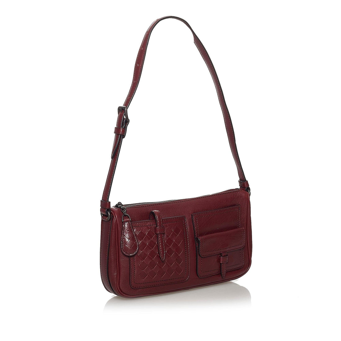 Bottega Veneta Intrecciato Leather Shoulder Bag (MLB-30920)