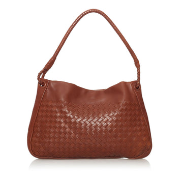 Bottega Veneta Intrecciato Leather Shoulder Bag (MLB-31756)