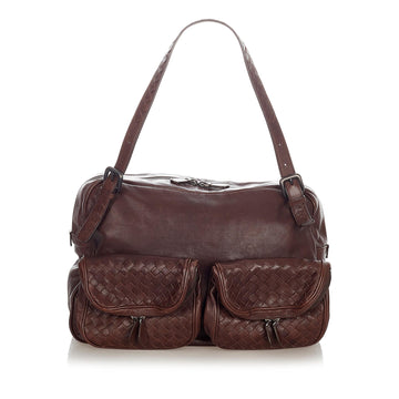 Bottega Veneta Intrecciato Leather Shoulder Bag (MLB-36582)