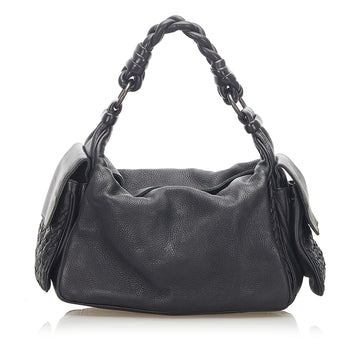 Bottega Veneta Intrecciato Leather Shoulder Bag (MLB-36583)