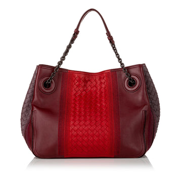 Bottega Veneta Intrecciato Leather Tote Bag (MLB-Xb9o1E)