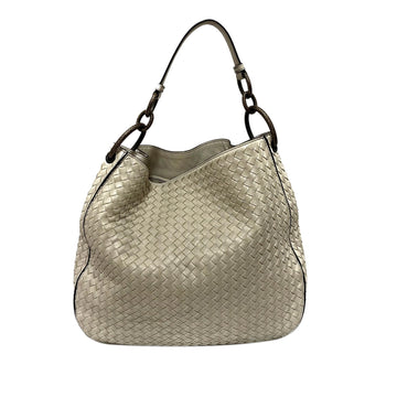 Bottega Veneta Intrecciato Loop Leather Hobo Bag (MLB-35862)