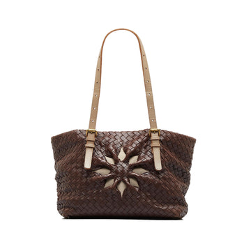Bottega Veneta Intrecciato Marquise Flower Tote (MLB-8MxBIq)