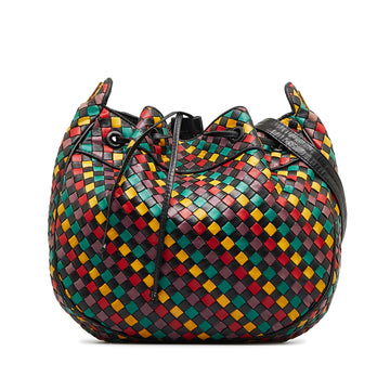 Bottega Veneta Intrecciato Multicolor Bucket (MLB-3YshaE)
