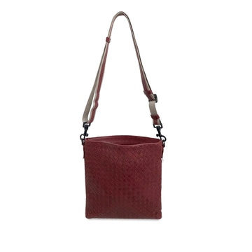 Bottega Veneta Intrecciato Nappa Flat Messenger Bag (MLB-EKQcMx)