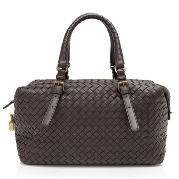 Bottega Veneta Intrecciato Nappa Montaigne Small Satchel (SHF-4lcw1Z)