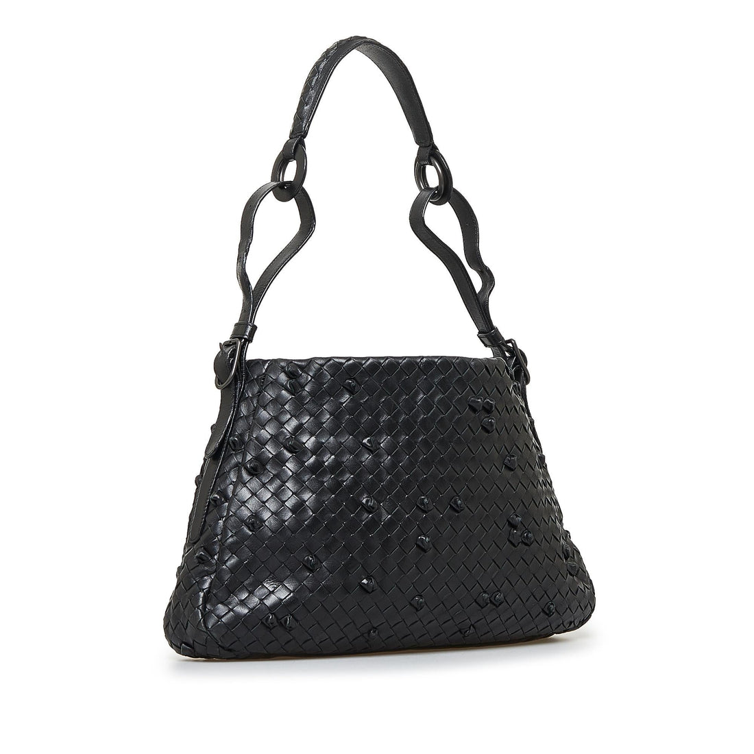 Bottega Veneta Intrecciato Nappa Naruto Knot Shoulder Bag (MLB-bziCWh)