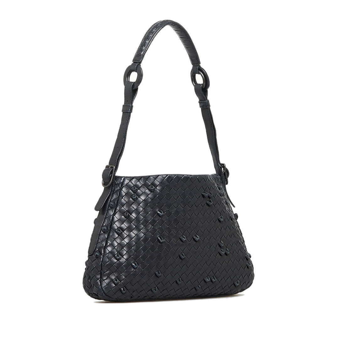 Bottega Veneta Intrecciato Nappa Naruto Knot Shoulder Bag (MLB-P9xt5t)