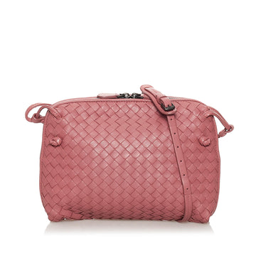 Bottega Veneta Intrecciato Nodini Leather Crossbody Bag (MLB-30074)