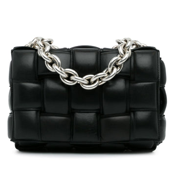 Bottega Veneta Intrecciato Padded Cassette Chain Satchel (MLB-QJfMaM)