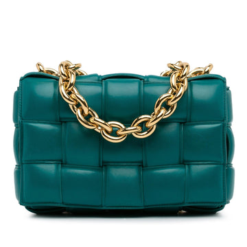 Bottega Veneta Intrecciato Padded Chain Cassette Satchel (MLB-9kIfzC)