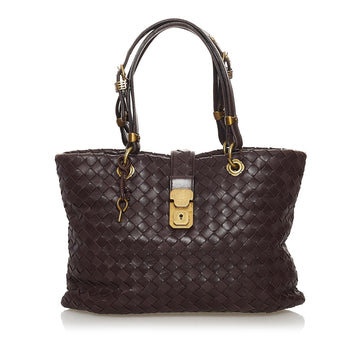 Bottega Veneta Intrecciato Roma Leather Handbag (MLB-32394)