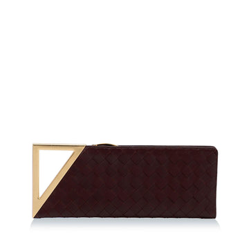 Bottega Veneta Intrecciato The Rim Clutch Bag (MLB-ChX1Fs)