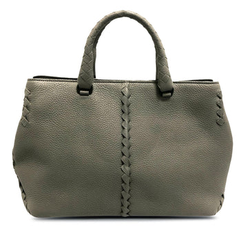 Bottega Veneta Intrecciato Trimmed Cervo Handbag (MLB-3legY7)