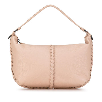 Bottega Veneta Intrecciato-Trimmed Cervo Satchel (MLB-nXWOHX)