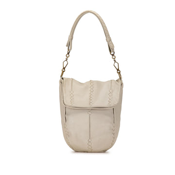 Bottega Veneta Intrecciato-Trimmed Hobo (MLB-Vjy100)