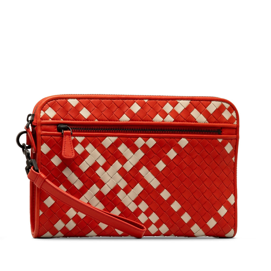 Bottega Veneta Intrecciato Zip Clutch (MLB-rOUcq9)