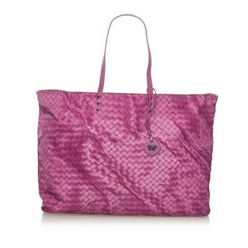 Bottega Veneta Intrecciolusion Nylon Tote Bag (MLB-n15GXr)