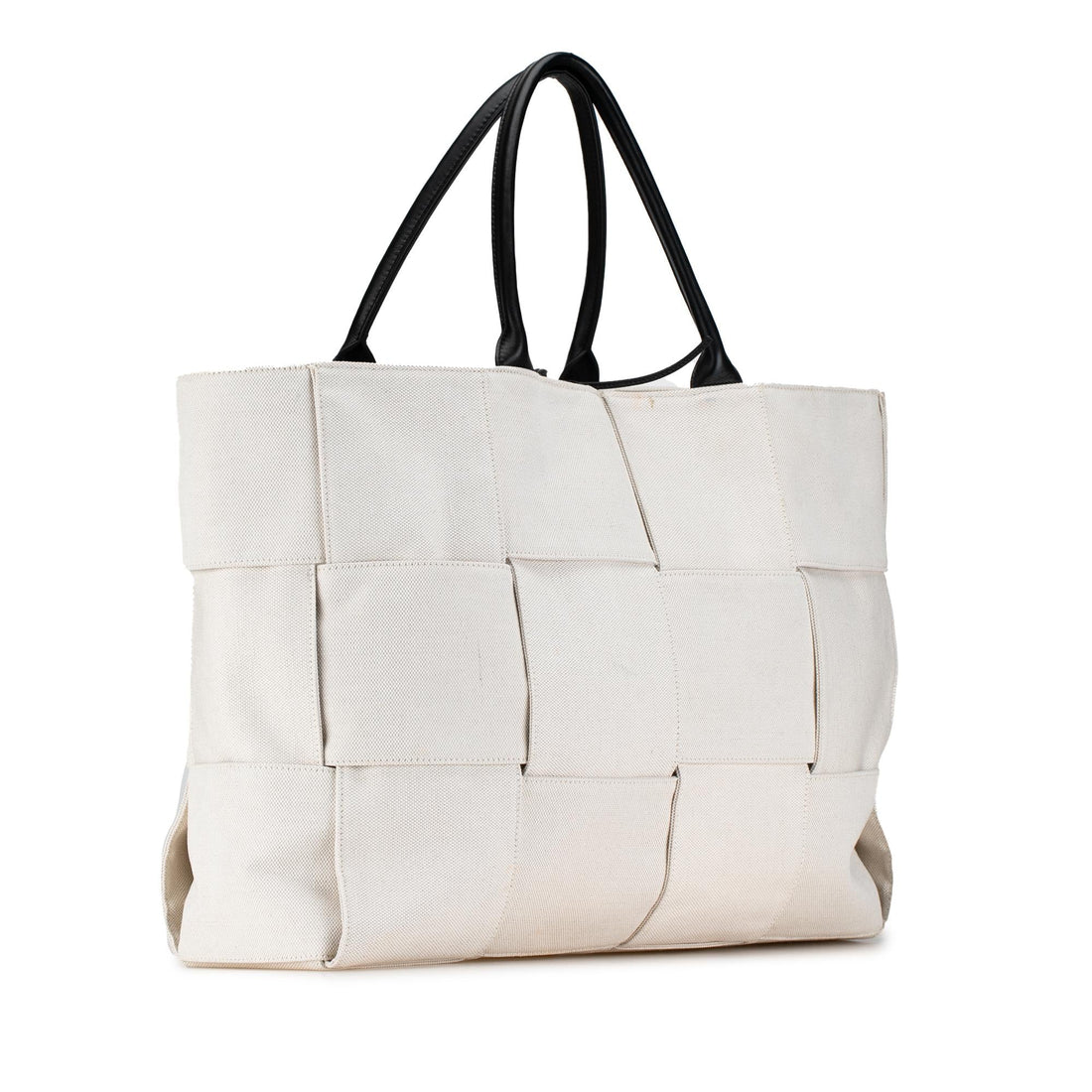 Bottega Veneta Large Maxi Intrecciato Canvas Arco Tote (MLB-LPrhp9)