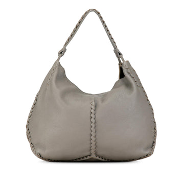 Bottega Veneta Large Washed Cervo Deerskin Hobo (MLB-VeUCjW)