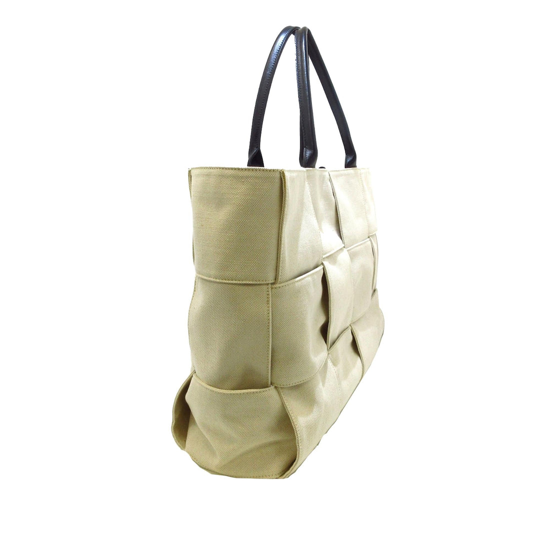 Bottega Veneta Maxi Canvas Intrecciato Arco Tote (MLB-AOF2nb)