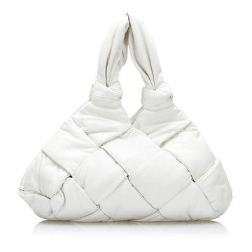 Bottega Veneta Maxi Intrecciato Padded Lock Tote (MLB-gYS5Vd)