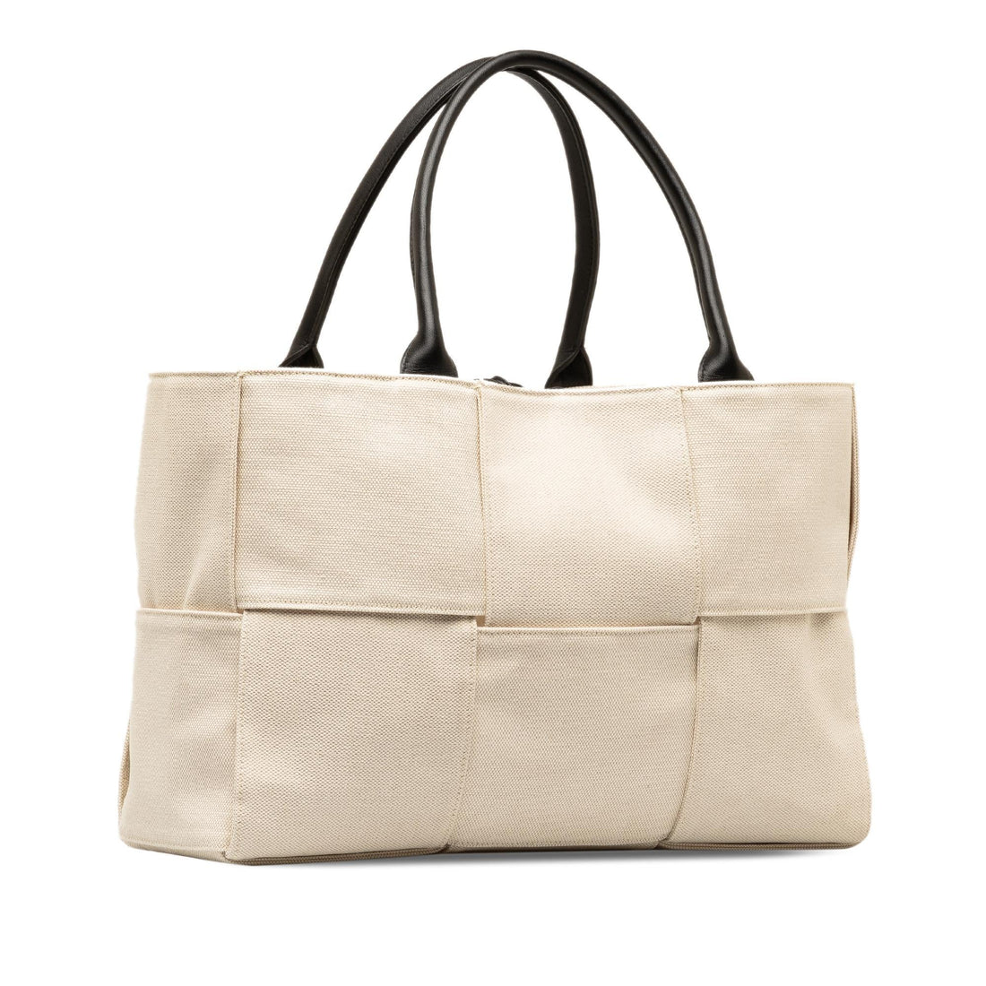 Bottega Veneta Medium Canvas Intrecciato Arco Tote (MLB-REo8Rt)