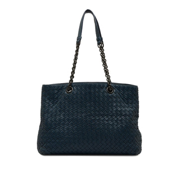 Bottega Veneta Medium Intrecciato Double Chain Tote (MLB-oRcWI3)