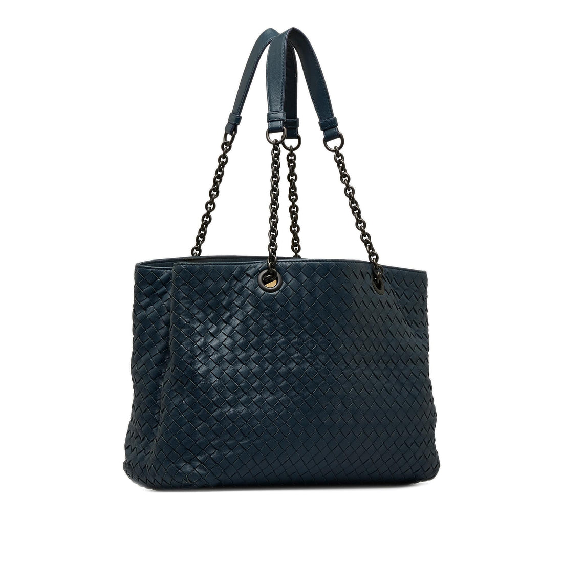 Bottega Veneta Medium Intrecciato Double Chain Tote (MLB-oRcWI3)
