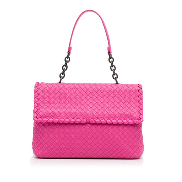 Bottega Veneta Medium Intrecciato Olimpia Shoulder Bag (MLB-RvNcA6)